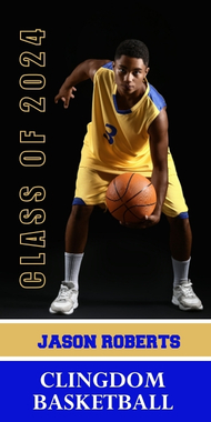 Basketball senior banner