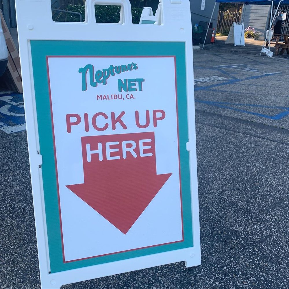 A-frame sign hospitality