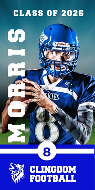 Football senior banner