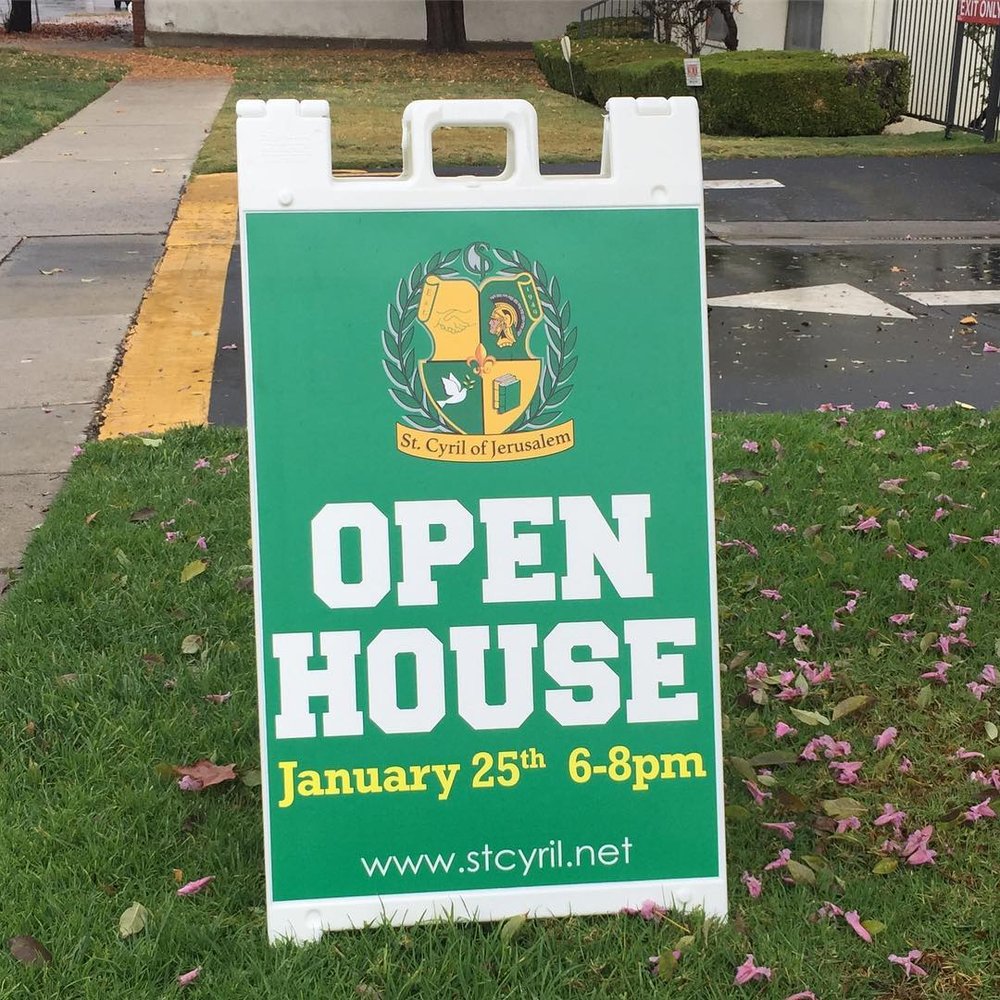 Open house A-frame